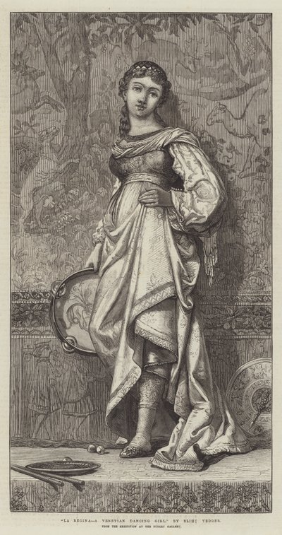 La Regina, una bailarina veneciana de Elihu Vedder